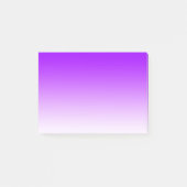 Einfaches Lila zum Weiß Post-it Klebezettel (Vorderseite)