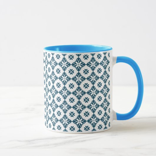 Einfaches Lilienmuster Tasse (Rechts)