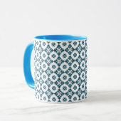 Einfaches Lilienmuster Tasse (Vorderseite Links)