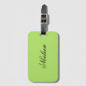 Einfaches Limoner individuelle Name Gepäckanhänger (Vorderseite Vertikal)
