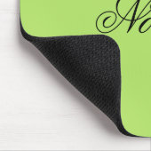 Einfaches Limoner individuelle Name Mousepad (Ecke)