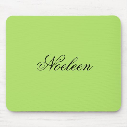 Einfaches Limoner individuelle Name Mousepad (Vorne)