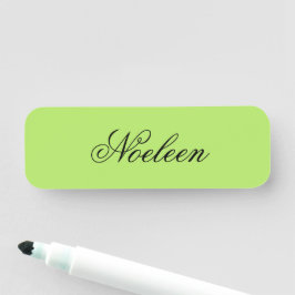Einfaches Limoner individuelle Name Namensschild