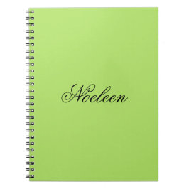 Einfaches Limoner individuelle Name Notizblock
