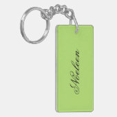 Einfaches Limoner individuelle Name Schlüsselanhänger (Vorderseite links)