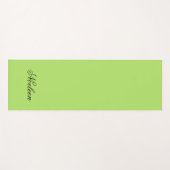 Einfaches Limoner individuelle Name Yogamatte (Vorderseite (Horizontal))