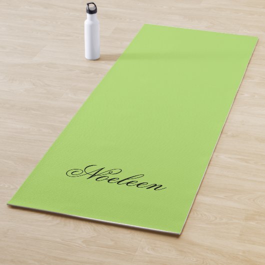 Einfaches Limoner individuelle Name Yogamatte (Beispiel)