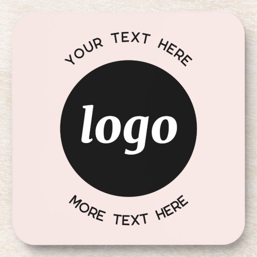 Einfaches Logo für den Text Getränkeuntersetzer (Vorderseite)