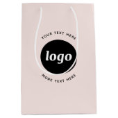 Einfaches Logo für den Text Mittlere Geschenktüte (Vorderseite)