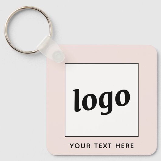 Einfaches Logo für den Text Schlüsselanhänger (Vorderseite)