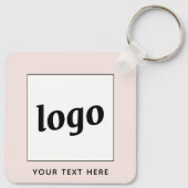 Einfaches Logo für den Text Schlüsselanhänger (Rückseite)