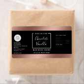 Einfaches Logo für Luxustypografie und schwarze Ko (Insitu)