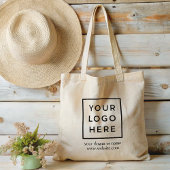 Einfaches Logo für Minimalistische Werbeaktionen Tragetasche