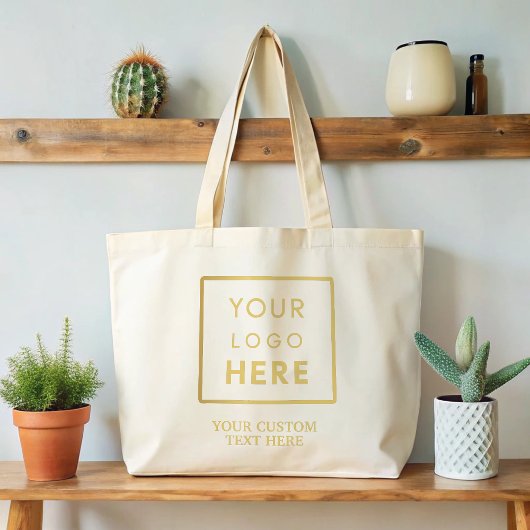 Einfaches Logo für Minimalistische Werbeaktionen Tragetasche