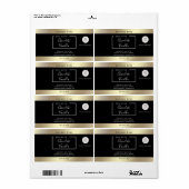 Einfaches Logo für moderne Typografie mit schwarze (Vorne)