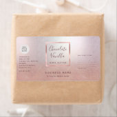 Einfaches Logo für Typografie-Rose-Goldkosmetik (Insitu)