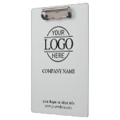 Einfaches Logo für Unternehmen mit benutzerdefinie Klemmbrett (Links)