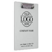 Einfaches Logo für Unternehmen mit benutzerdefinie Klemmbrett (Rechts)