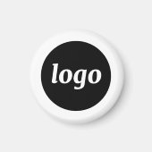 Einfaches Logo Geschäft Magnet (Vorne)