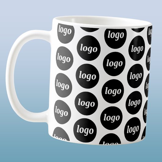 Einfaches Logo-Geschäfts-Branding-Muster Kaffeetasse