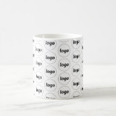 Einfaches Logo-Geschäfts-Branding-Muster Kaffeetasse (Mittel)