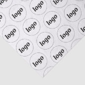 Einfaches Logo-Geschäftsmodell Rosa Rosa Seidenpapier (Detail)