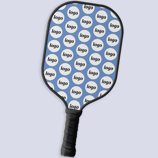 Einfaches Logo-Geschäftsmodell Sky Blue Pickleball Schläger