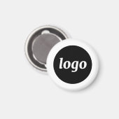 Einfaches Logo Magnet (Vorderseite/Rückseite)