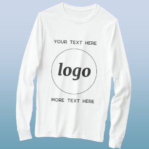 Einfaches Logo Mit Text Business T-Shirt