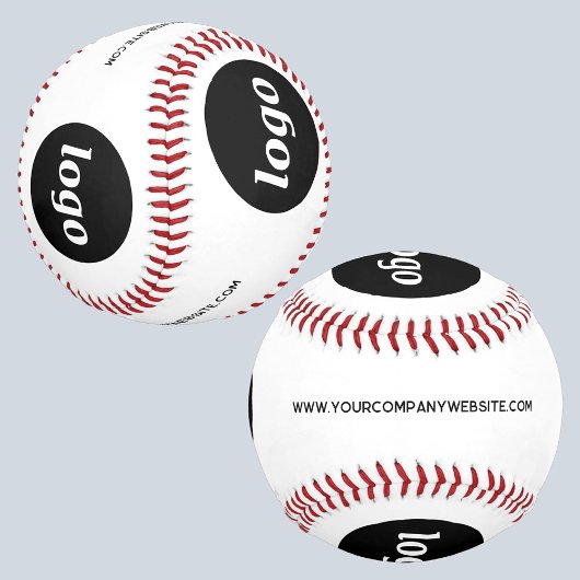 Einfaches Logo mit Text Geschäftswerbung Baseball
