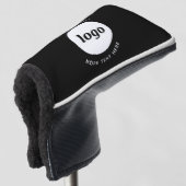 Einfaches Logo mit Text Geschäftswerbung Golf Headcover (3/4 Vorderseite)
