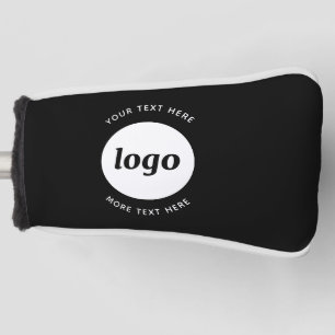 Einfaches Logo mit Text Geschäftswerbung Golf Headcover