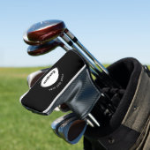 Einfaches Logo mit Text Geschäftswerbung Golf Headcover (In Situ)