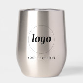 Einfaches Logo mit Textwerbung (Rückseite)