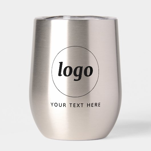 Einfaches Logo mit Textwerbung (Rückseite)