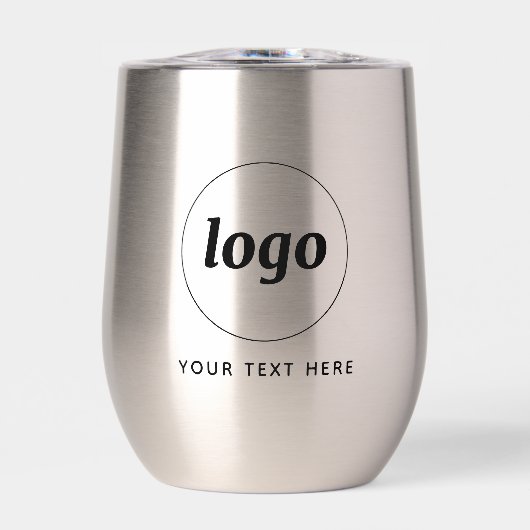 Einfaches Logo mit Textwerbung (Vorderseite)