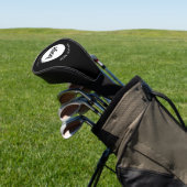 Einfaches Logo mit Textwerbung Golf Headcover (In SItu)