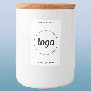 Einfaches Logo mit Textwerbung Lebensmitteletikett