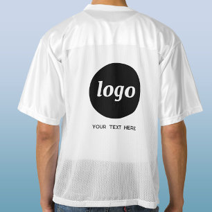 Einfaches Logo mit Textwerbung Männer Football Trikot