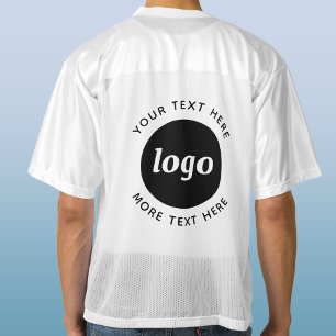 Einfaches Logo mit Textwerbung Männer Football Trikot