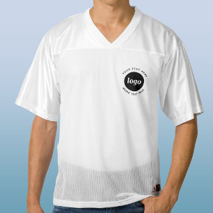 Einfaches Logo mit Textwerbung Männer Football Trikot
