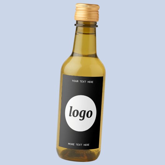 Einfaches Logo mit Textwerbung Weinetikett