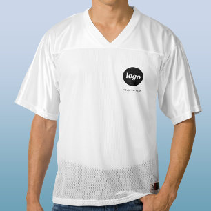 Einfaches Logo mit Wappen-Werbung Männer Football Trikot