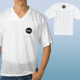 Einfaches Logo mit Wappen-Werbung Männer Football Trikot