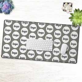 Einfaches Logo-Muster für das Branding von Unterne Schreibtischunterlage