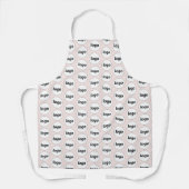 Einfaches Logo-Muster für die Werbeaktion Rosa Ros Schürze (Vorderseite)