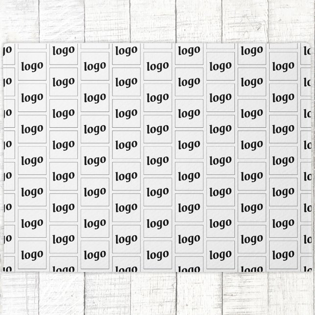 Einfaches Logo-Muster für Werbeaktionen Fußmatte (Logo pattern promotional business doormat)