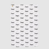 Einfaches Logo-Muster für Werbeaktionen Golfhandtuch (Vorderseite)