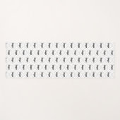 Einfaches Logo-Muster für Werbeaktionen Yogamatte (Vorderseite (Horizontal))