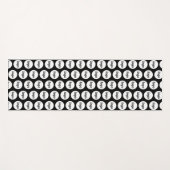 Einfaches Logo-Muster für Werbeaktionen Yogamatte (Vorderseite (Horizontal))